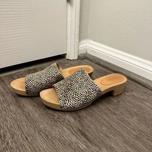 Madewell low heeled mule sandals